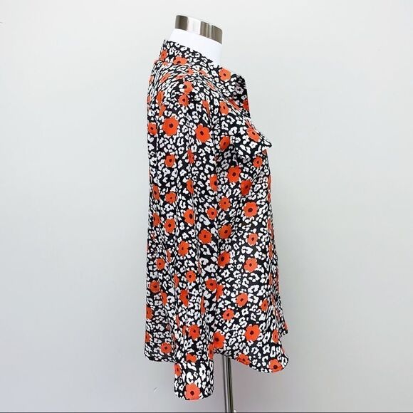 Banana republic poppy button down top - Picture 3 of 7